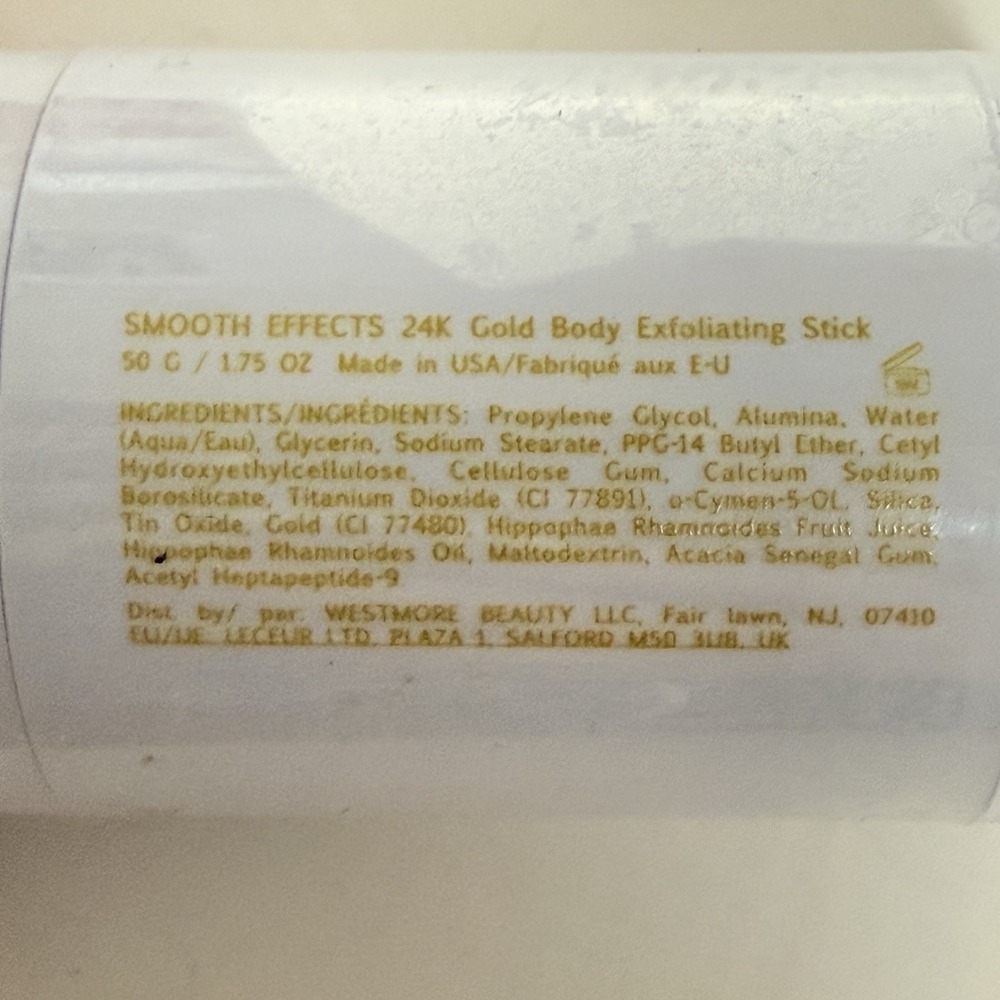 Lot Of 3 Westmore Beauty Smooth Effects 24K Gold Body Exfoliating Stick 1.75 Oz - Picture 5 of 5